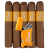 Zino Nicaragua, Robust 5-pack plus Palio Lighter